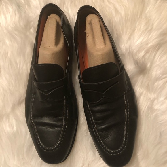 Santoni Goodyear Nubuck Penny Loafers Men’s 8.5 main image 7